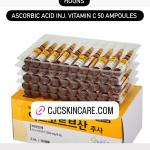 Huons ASCORBIC ACID INJ. Vitamin C 50 Ampoules
